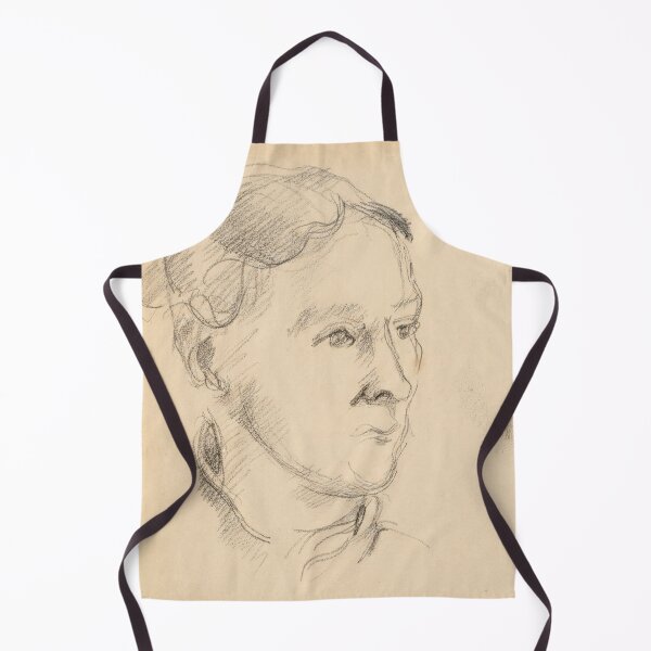 Item preview, Madame Cezanne by Paul Cézanne: Minimalist Graphite Portrait Poster designed and sold by artofuniverse.