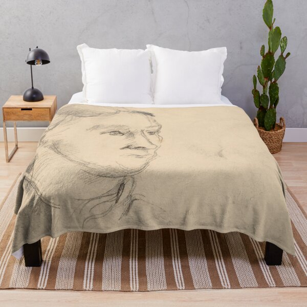 Item preview, Madame Cezanne by Paul Cézanne: Minimalist Graphite Portrait Poster designed and sold by artofuniverse.