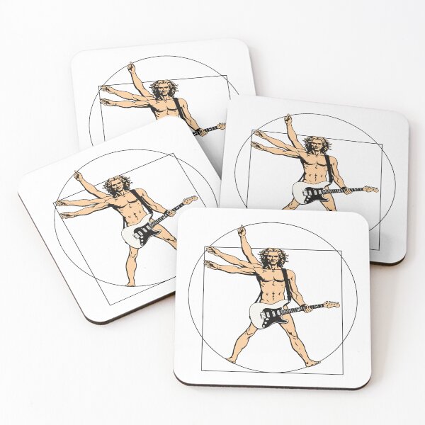 Item preview, Vitruvian Guitarist – Classic Art Meets Rock Music Design designed and sold by TipTop GFX.
