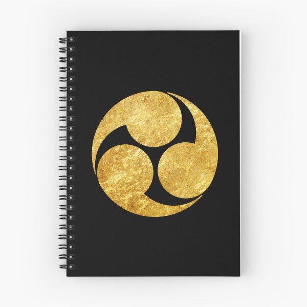 Item preview, Kobayakawa Mon Japanese clan faux gold designed and sold by Digital Homestead.