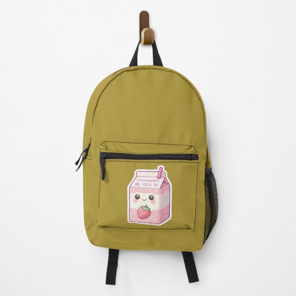 Artikelvorschau, Niedlicher Kawaii-Pixel-Art-Erdbeermilchkarton entworfen und verkauft von PixelAlchemyHQ.