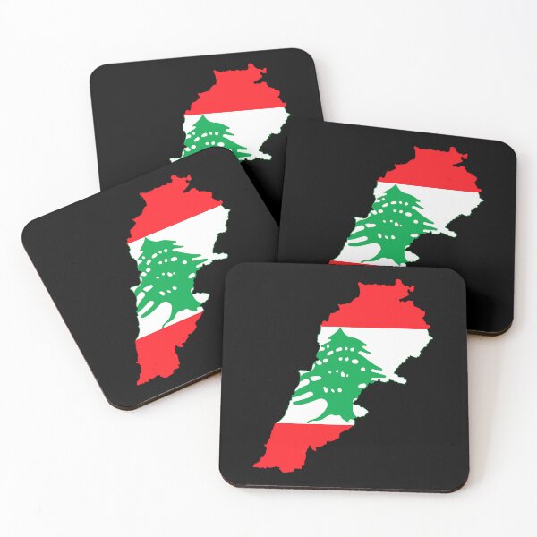 Item preview, Flag Map of Lebanon designed and sold by DreamBrushy.