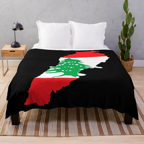 Item preview, Flag Map of Lebanon designed and sold by DreamBrushy.