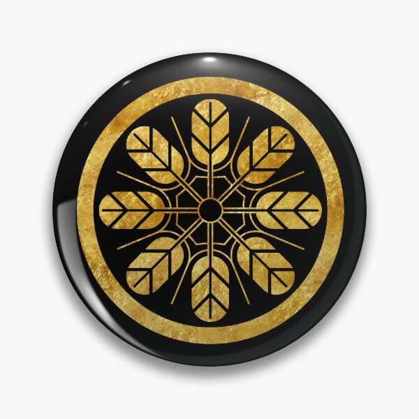 Item preview, Inoue samurai clan kamon in faux gold designed and sold by Digital Homestead.