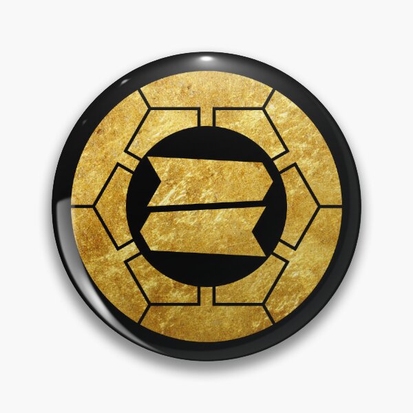 Item preview, Hattori clan kamon in faux gold designed and sold by Digital Homestead.