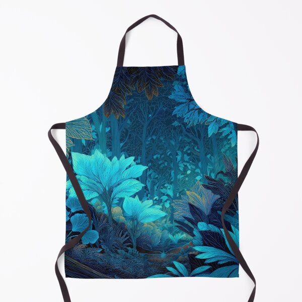 Item preview, Mystical Blue Jungle Forest designed and sold by LuminousFoundry.