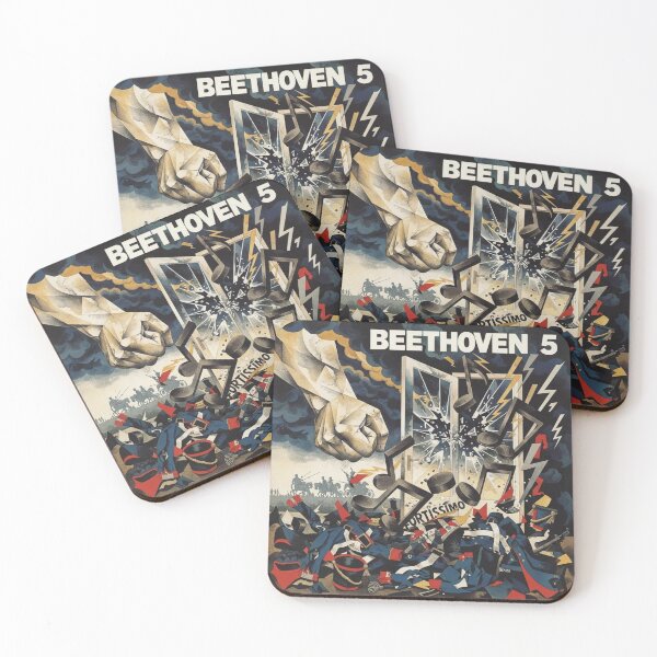 Item preview, Beethoven 5 - Teutonic Mash-up Maximalist Album Cover Art designed and sold by NickWhittleArt.