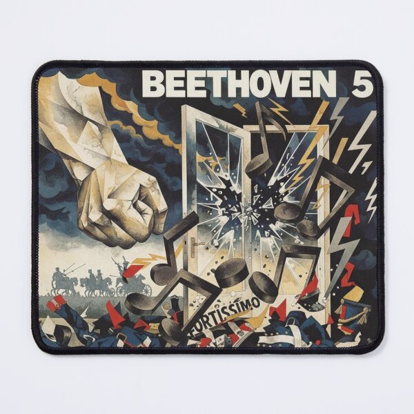 Item preview, Beethoven 5 - Teutonic Mash-up Maximalist Album Cover Art designed and sold by NickWhittleArt.
