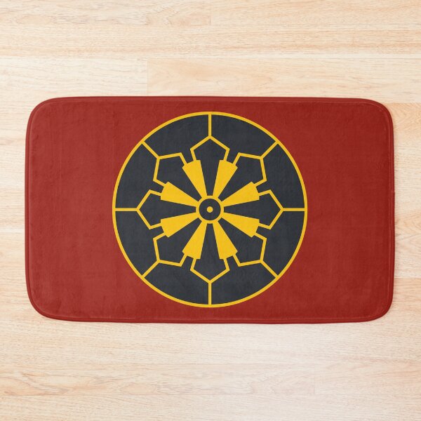 Item preview, Vintage Yellow Grey Japan Sanja Matsuri Komagata Mon designed and sold by Digital Homestead.