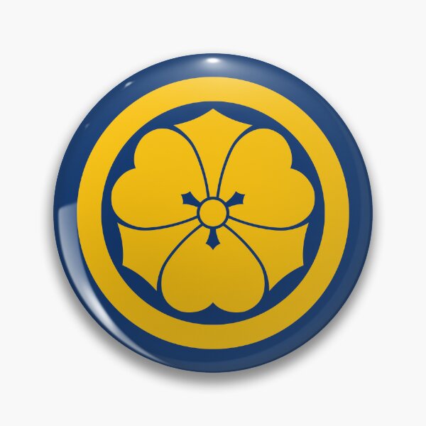 Item preview, Sakai Mon Japanese samurai clan in yellow designed and sold by Digital Homestead.