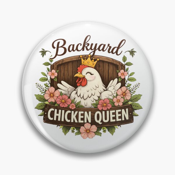 Item preview, Backyard Chicken Queen – Funny Chicken Mom Farm Lover Gift designed and sold by HubCreates.