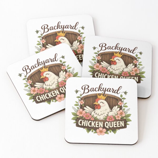 Item preview, Backyard Chicken Queen – Funny Chicken Mom Farm Lover Gift designed and sold by HubCreates.