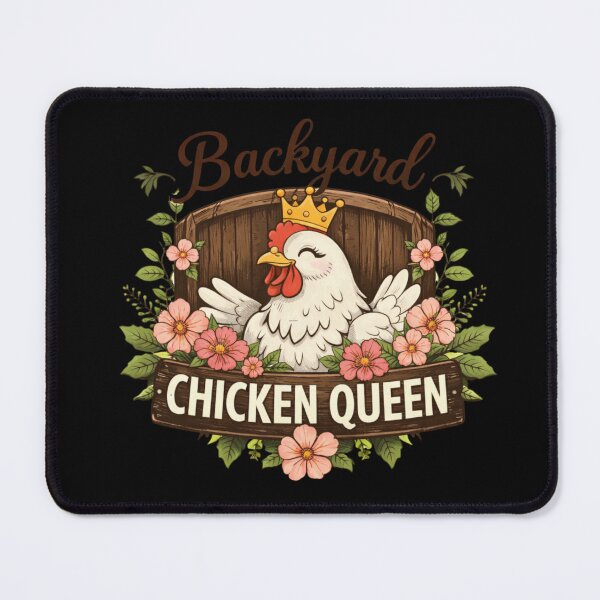 Item preview, Backyard Chicken Queen – Funny Chicken Mom Farm Lover Gift designed and sold by HubCreates.