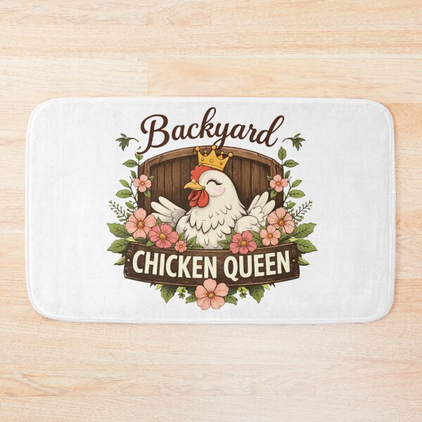 Item preview, Backyard Chicken Queen – Funny Chicken Mom Farm Lover Gift designed and sold by HubCreates.