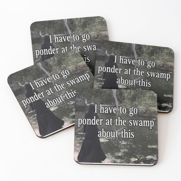 Item preview, “I have to go ponder at the swamp about this” sticker designed and sold by ouijapumpkin.