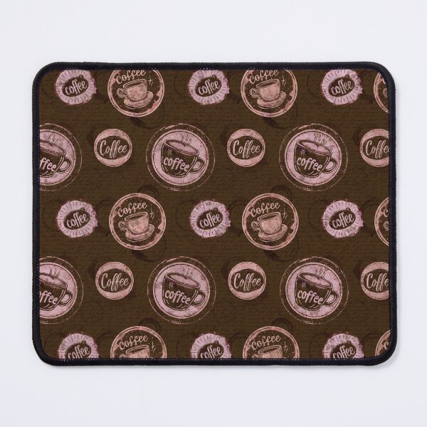 Item preview, Brown and Pink Coffee Pattern designed and sold by LouieVanille.