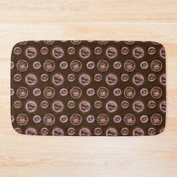 Item preview, Brown and Pink Coffee Pattern designed and sold by LouieVanille.