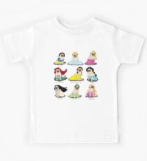 Pug Princesses Kids Tee