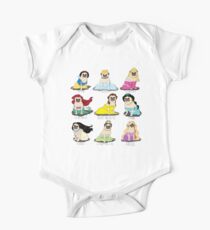 Pug Princesses One Piece - Short Sleeve