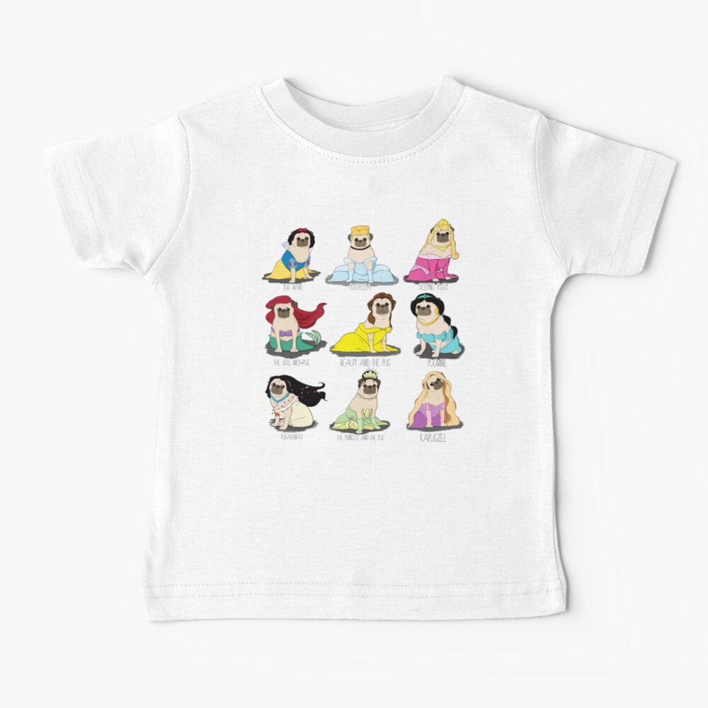 Pug Princesses Baby T-Shirt