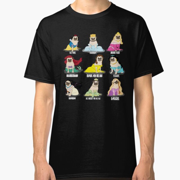 Pug Princesses Classic T-Shirt