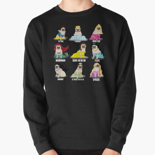 Pug Princesses Pullover Sweatshirt