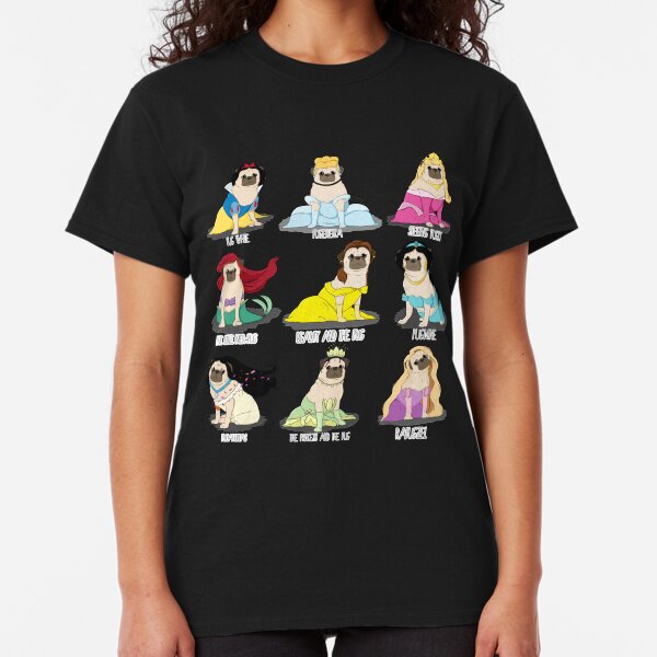 Pug Princesses Classic T-Shirt