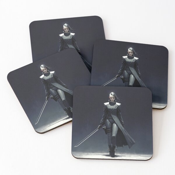 Item preview, Cyberpunk Female Assassin Concept Art designed and sold by MiguelTanavon.