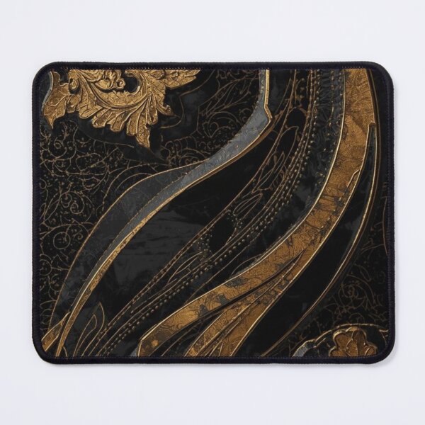 Item preview, Black & Gold Baroque Pattern – Luxury Gothic Home & Phone Accessory Design designed and sold by Goca Shop.