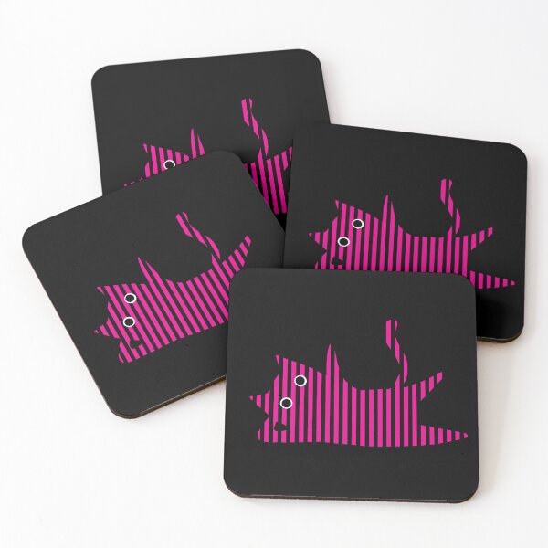 Item preview, Yoga PinkStripesCat designed and sold by Indepp.