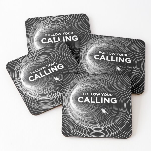 Item preview, Follow Your Calling Astronaut Motivation designed and sold by AbstractAuraArt.