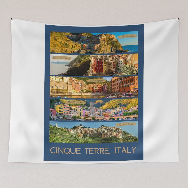 Item preview, Cinque Terre — Where Villages Meet the Sea designed and sold by S-and-W-4ever.