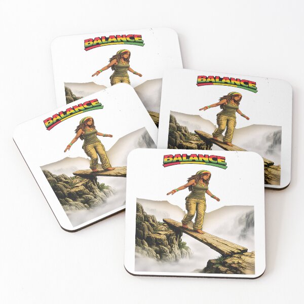 Item preview, Balance – Walk Careful, Stay True -Motivational Illustration designed and sold by Inspirational Jamaican.