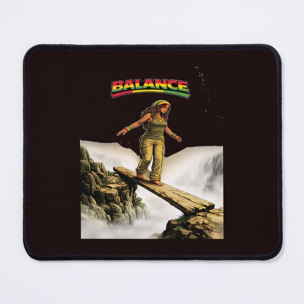 Item preview, Balance – Walk Careful, Stay True -Motivational Illustration designed and sold by Inspirational Jamaican.