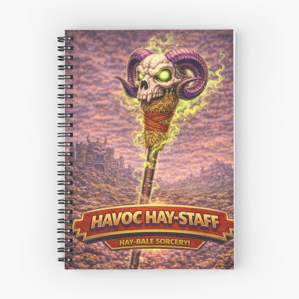 Item preview, Havoc Hay-Staff, Hay-Bale Sorcery Relic | Sheep-Man Sheepism Parody designed and sold by Thpoar.