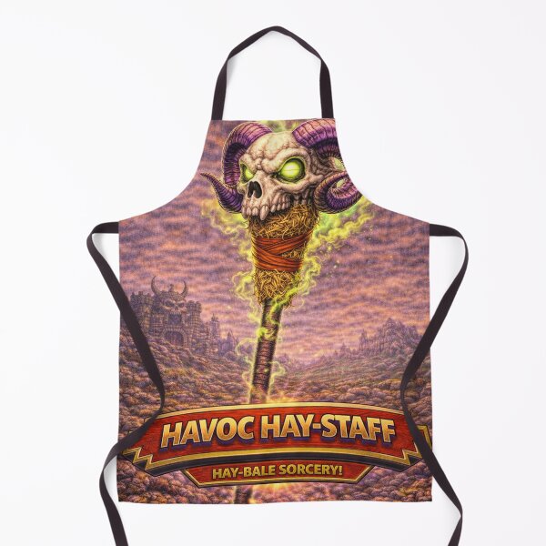 Item preview, Havoc Hay-Staff, Hay-Bale Sorcery Relic | Sheep-Man Sheepism Parody designed and sold by Thpoar.