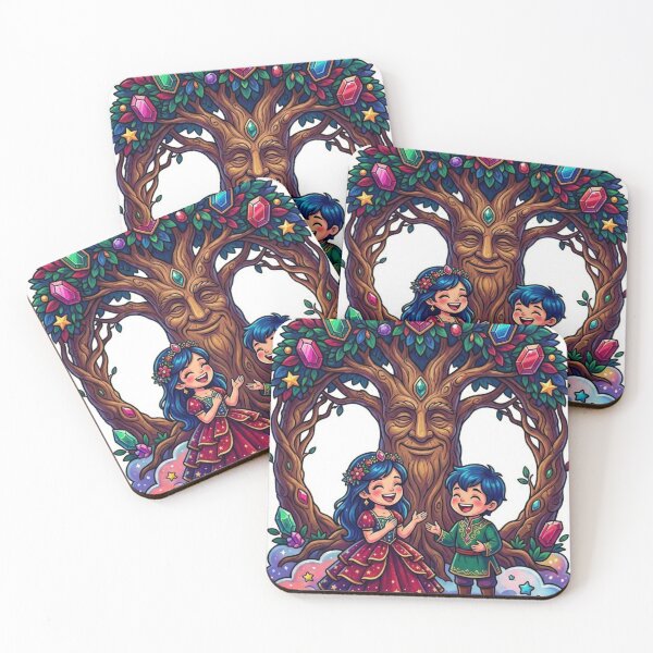 Item preview, A cute child with the tree god. designed and sold by PP&RAINBOW SHOP.