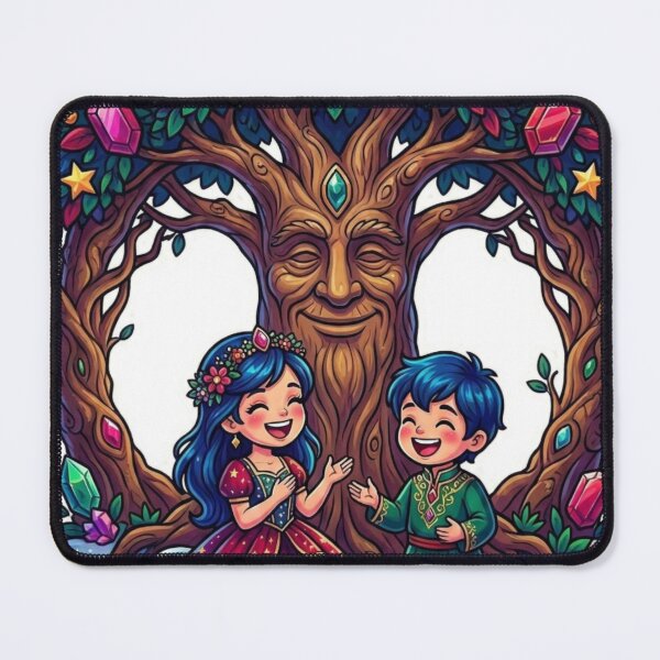 Item preview, A cute child with the tree god. designed and sold by PP&RAINBOW SHOP.