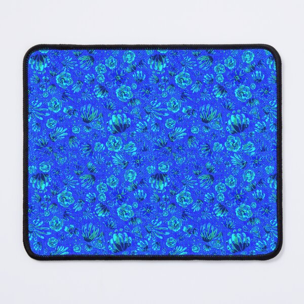 Item preview, Rave Candy Spring Collection 2026: Blacklight neon Blue Flower Party designed and sold by Sunflowerstudio1.