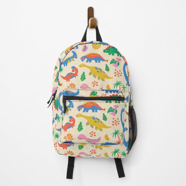 Item preview, Colorful Cartoon Dinosaur Pattern | Cute Prehistoric Dinos for Kids, Nursery & Playroom Decor designed and sold by Carrie Cantwell Art.