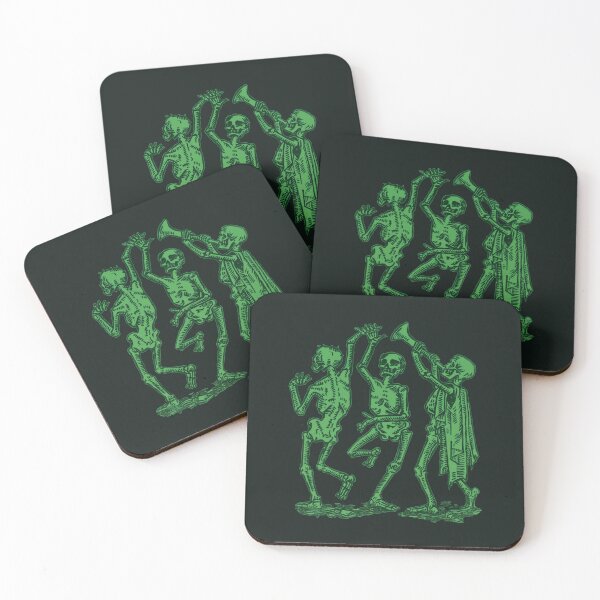 Aperçu de l'œuvre Émeraude Danse Macabre – Danse médiévale gothique du squelette créée et vendue par Dungeon-Shop.