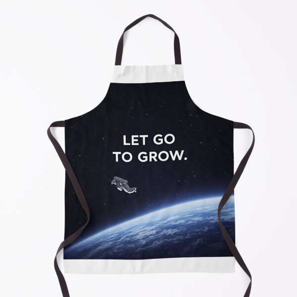 Item preview, Let Go to Grow Motivational Space Quote designed and sold by AbstractAuraArt.