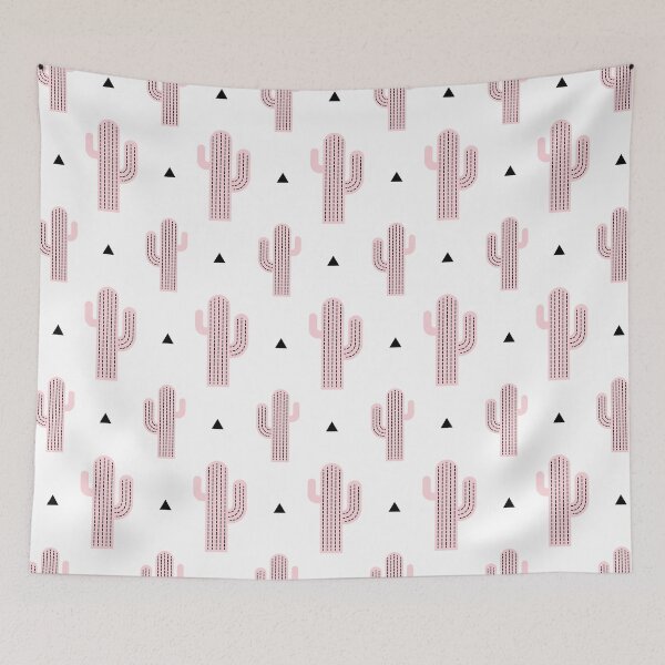 Item preview, Modern Mexican Desert Cactus Seamless Pattern – Southwestern Minimal Folk Design designed and sold by alijun.