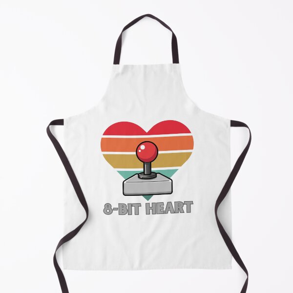 Item preview, 8-Bit Heart Retro Gaming Joystick Design designed and sold by CleanDecor.