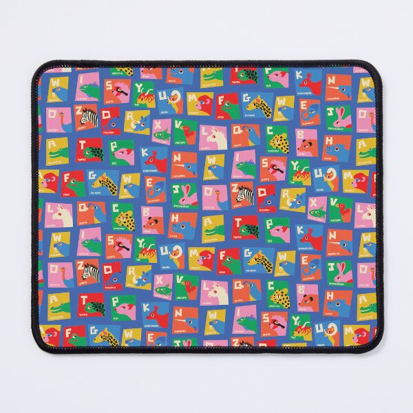 Item preview, Colorful Animal Alphabet Pattern | Cute ABC Animals for Kids Nursery, Classroom & Playroom designed and sold by Carrie Cantwell Art.