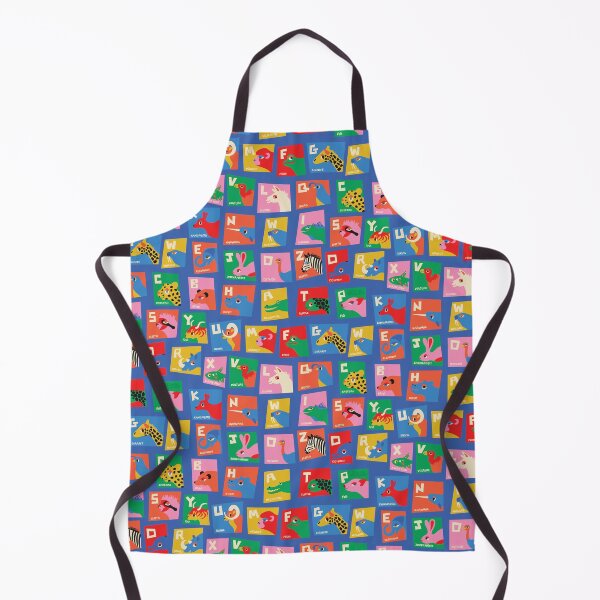 Item preview, Colorful Animal Alphabet Pattern | Cute ABC Animals for Kids Nursery, Classroom & Playroom designed and sold by Carrie Cantwell Art.