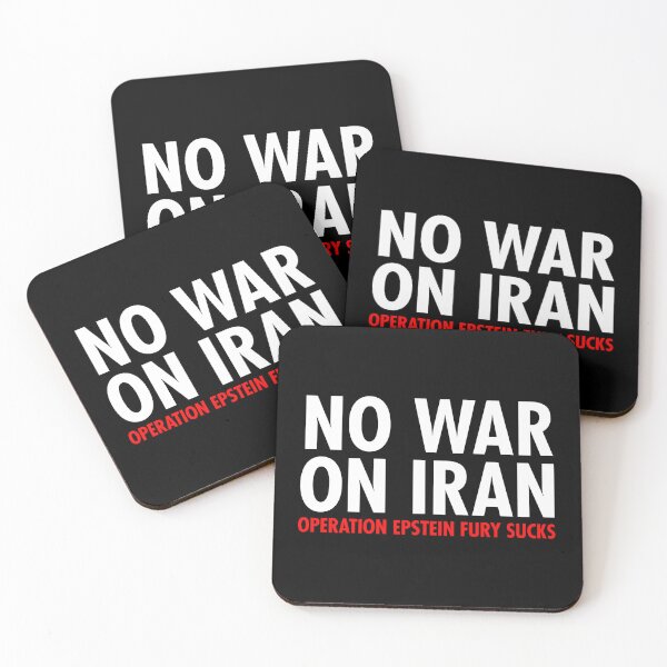 Item preview, NO WAR ON IRAN - OPERATION EPSTEIN FIURY SUCKS designed and sold by Thelittlelord.