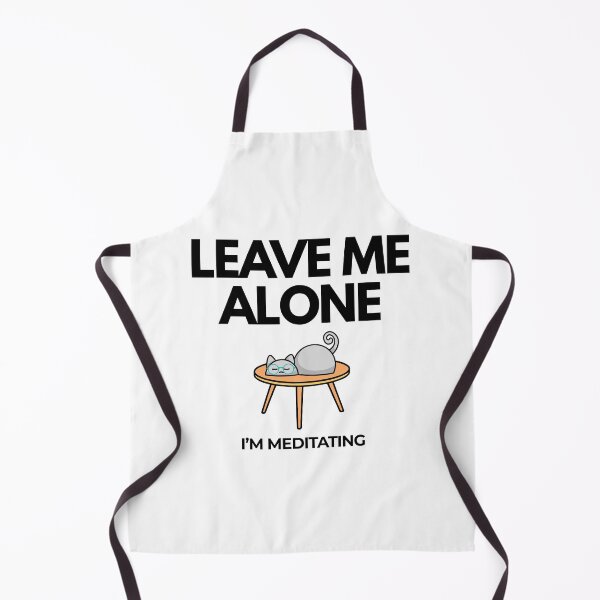 Item preview, Introvert Cat Meme Leave Me Alone I’m Meditating – Funny Antisocial Cat | The Introvert Cat Diaries designed and sold by ade-datt.