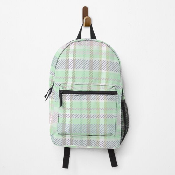 Item preview, Flower Candy Spring Collection 2026: Soft and Cozy Pastel Green Plaid designed and sold by Sunflowerstudio1.