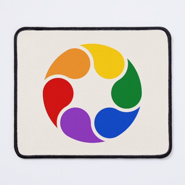 Item preview, Rainbow Unity YinYang Graphic white designed and sold by stereonut.